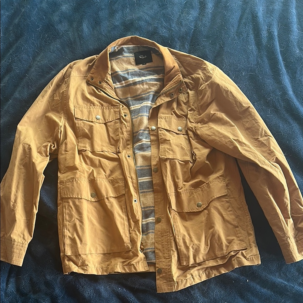 Rails Tan Lightweight Shirt Jacket Casual Fit